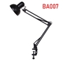 Đèn bàn kẹp kỹ thuật màu ghi, thân KT(mm): 800, chao KT(mm): D157 x H80